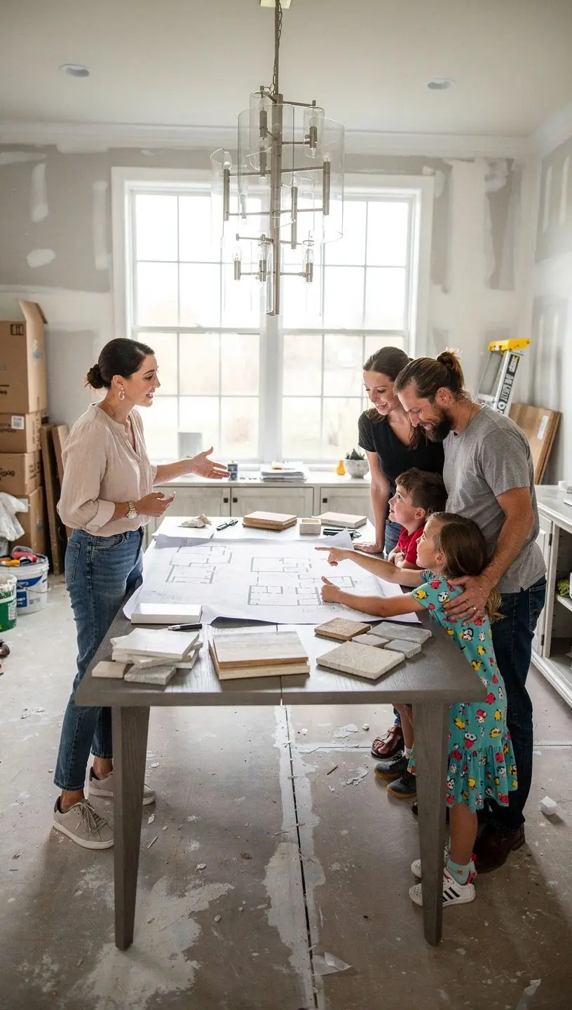 Кухня с функциональным дизайном и современными бытовыми приборами.
