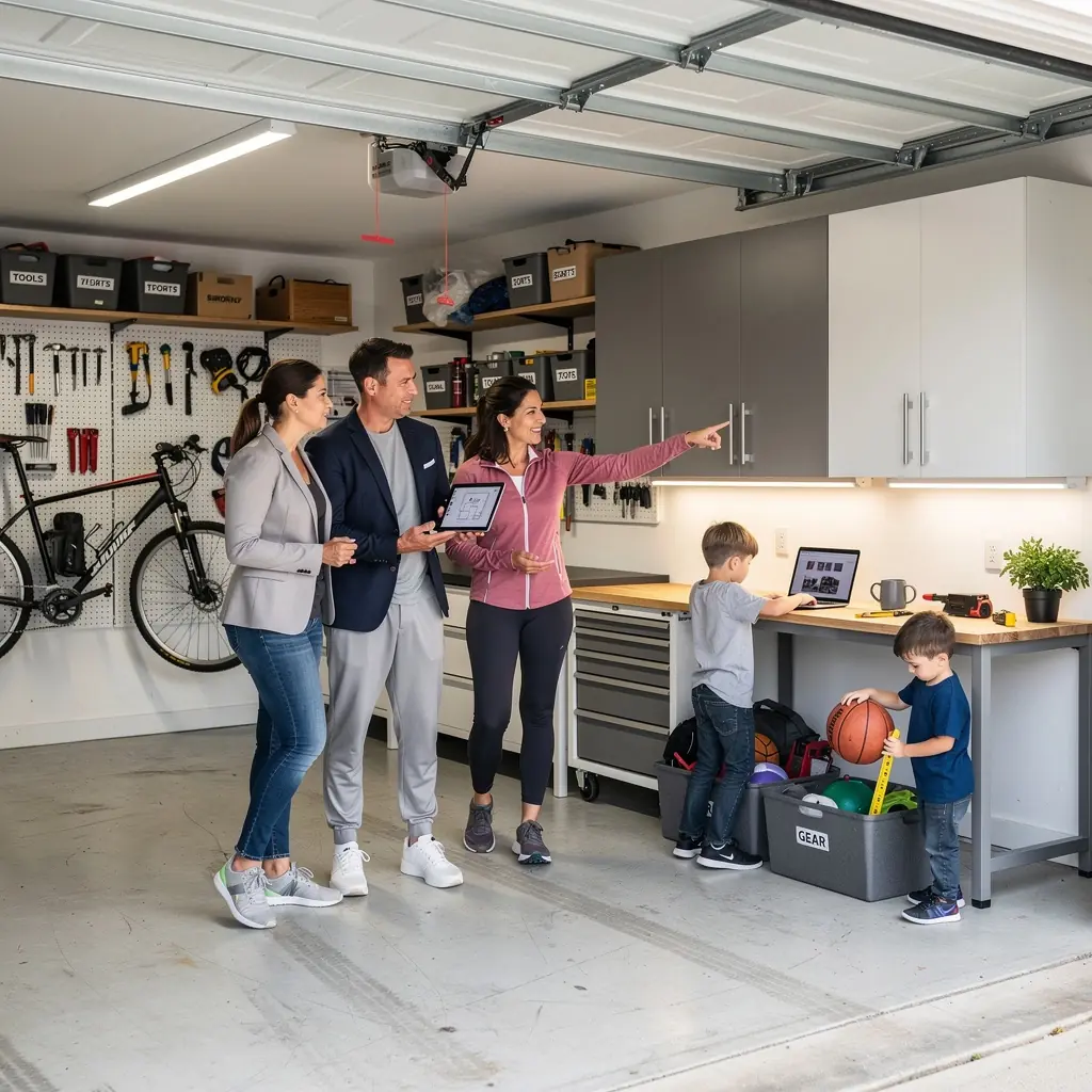 Рабочий кабинет с эргономичной мебелью и организованным пространством для работы.